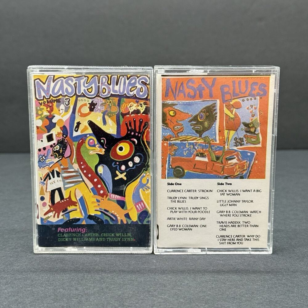 Nasty Blues & Nasty Blues Volume 3 Compilation Music Cassette Tapes